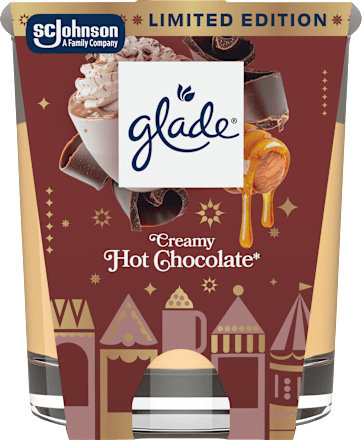 Dišeča sveča Creamy Hot Chocolate glade