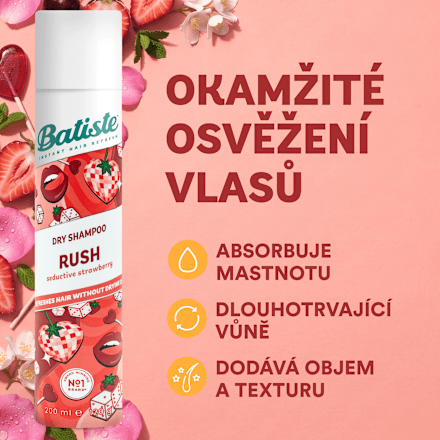 suchý šampon na vlasy Rush Batiste