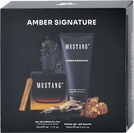 Darčekové balenie pre mužov Amber Signature MUSTANG