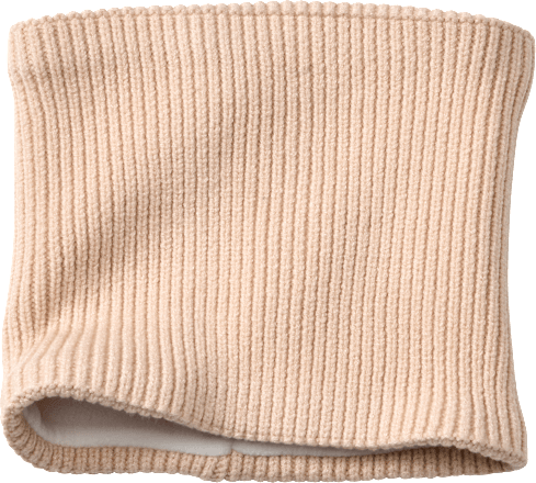 Loop Schal mit Ripp-Struktur, beige PUSBLU