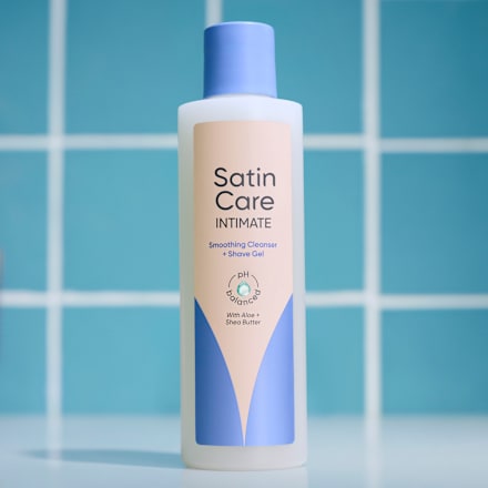 zklidňující mycí a holicí gel Intimate Satin Care