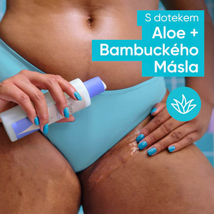 zklidňující mycí a holicí gel Intimate Satin Care