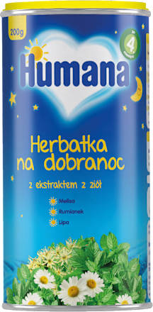 Herbatka na dobranoc dla niemowląt po 4. miesiącu życia Humana