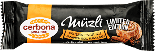 Fahéjas csiga ízű müzliszelet Cerbona