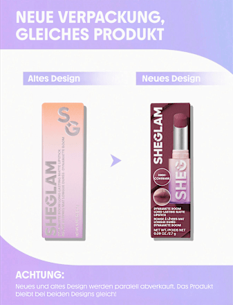 Lippenstift Dynamatte Boom Don't Hesi SHEGLAM