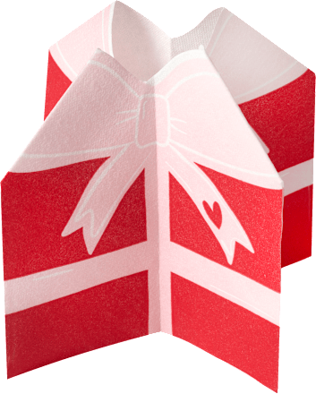 3D Servietten Geschenkmotiv Profissimo