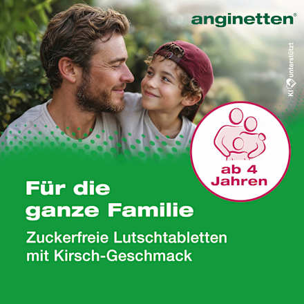 Lutschtabletten Heiserkeit zuckerfrei Kirsche anginetten
