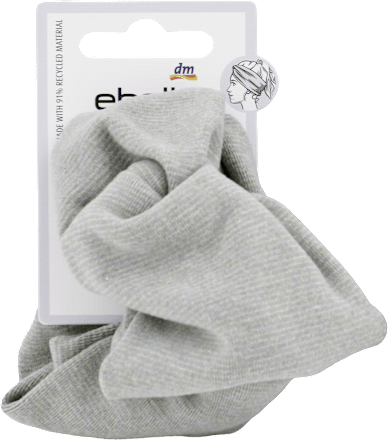 Textil hajpánt, szürke ebelin