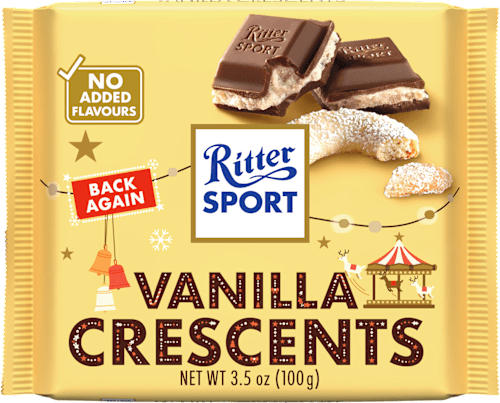 Cioccolato Vanilla Crescents Ritter SPORT