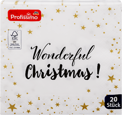 Ubrusi Wonderful Christmas, 33 × 33 cm Profissimo