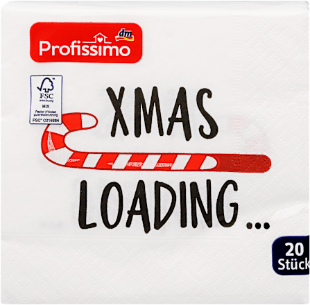 Șervețele de cocktail Xmas Loading Profissimo