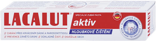Zubná pasta aktiv hĺbkové čistenie LACALUT