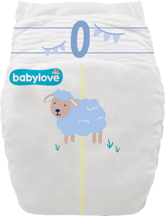 Windeln Premium Gr. 0 newborn xs (bis 3 kg) babylove