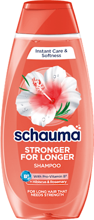 šampon pro dlouhé vlasy s ibiškem a rozmarýnem schauma