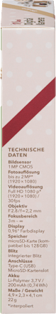 Mini Digitalkamera 16GB schwarz Paradies