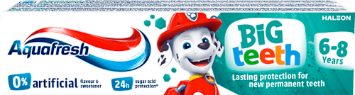Fogkrém Big Teeth, 6-8 éves gyerekeknek Aquafresh