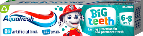 Fogkrém Big Teeth, 6-8 éves gyerekeknek Aquafresh