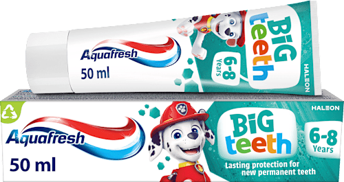 Fogkrém Big Teeth, 6-8 éves gyerekeknek Aquafresh