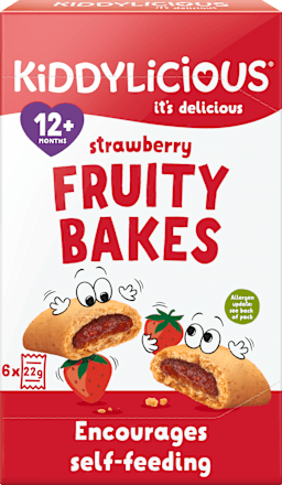 koláčky s příchutí jablko a jahoda 6x22g KIDDYLICIOUS