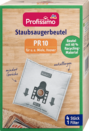 Kese za usisivače (PR 10), 4 vreće + 1 filter Profissimo