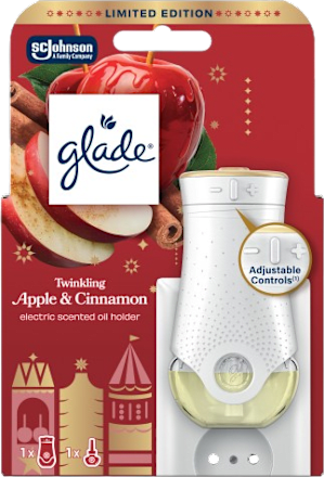 Odorizant electric cu măr și scorțișoară 20ml glade