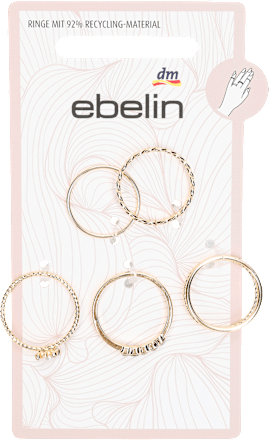 Ringe vergolded ebelin