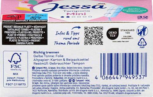 Tampon, Mini Jessa
