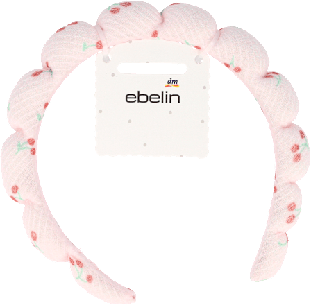 Haarreifen Kinder Kirschen rosa ebelin