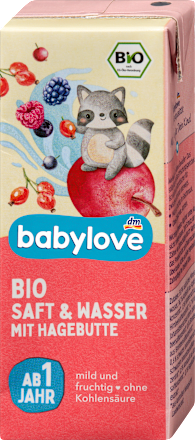 bio nápoj šípkový čaj s jablečnou šťávou babylove