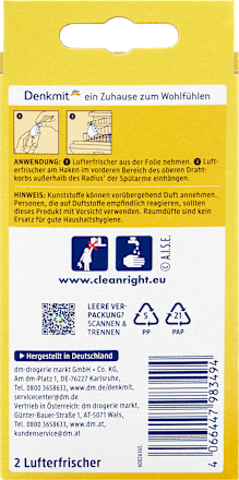 Mosogatógép-illatosító Citromos frissesség Denkmit