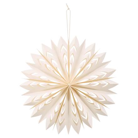 Stern aus Papier, creme (50 cm) Profissimo