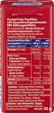 Mints Sauerkirsche Mivolis