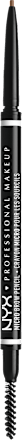 Szemöldökformázó ceruza Micro Brow Pencil - Nr. 01 Taupe NYX PROFESSIONAL MAKEUP