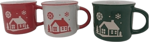 Tazza natalizia, assort. m HOME
