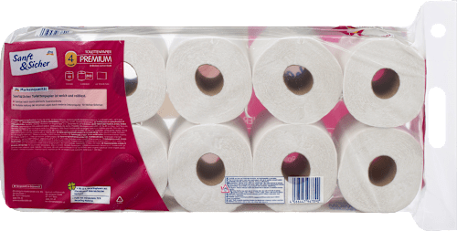 Toalet papir 4-slojni, 10 x 200 Sanft&Sicher