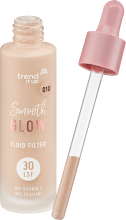 Ragyogást fokozó folyékony alapozó Smooth Glow, 010 Cool Sand trend !t up