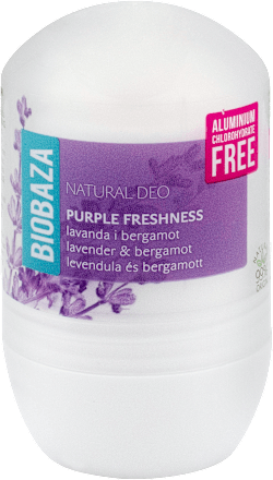 Purple Freshness deo roll-on - lavanda i bergamot Biobaza