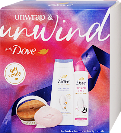 Női ajándékcsomag, Unwrap & unwind Dove