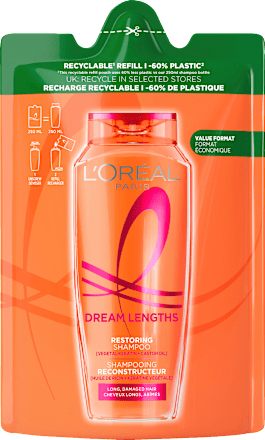 Sampon utántöltő Dream Long, hosszú, sérült hajra L'ORÉAL PARiS