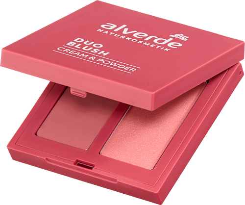 Duo paletka lícenka Cream & Powder -10 Powdered Rose 1 ks alverde NATURKOSMETIK