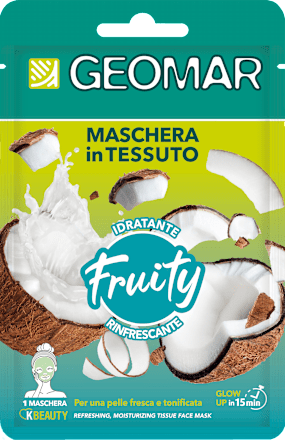 Maschera in tessuto idratante e rinfrescante Fruity GEOMAR