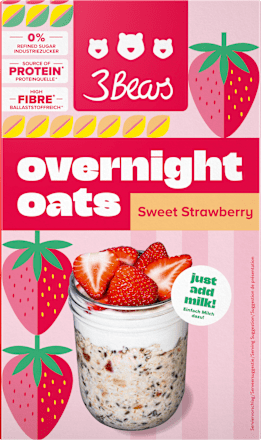 Overnight Oats Sweet Strawberry 3Bears