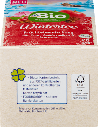 Bio téli tea, 20 filter dmBio