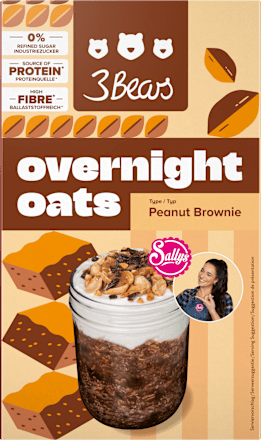 Overnight Oats Peanut Brownie 3Bears