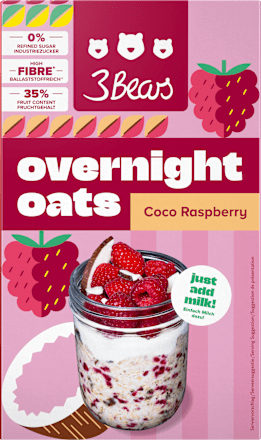 Overnight Oats Coco Raspberry 3Bears