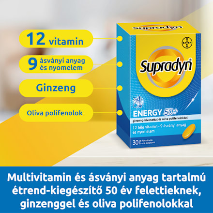 Energy 50+ filmtabletta Supradyn