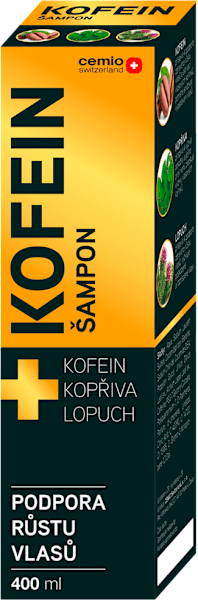 KOFEIN šampon podpora růstu vlasů, 400 ml