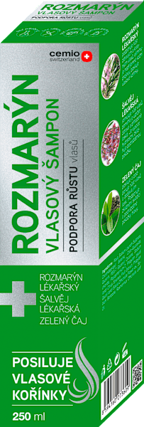 ROZMARÝN šampon na vlasy podpora růstu vlasů, 250 ml