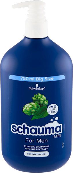 Men šampon na vlasy Classic, 750 ml