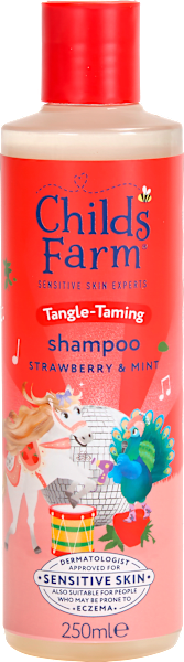 dětský šampon na vlasy jahoda & máta, 250 ml